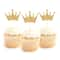 Gold Crown Treat Toppers by Celebrate It&#xAE;